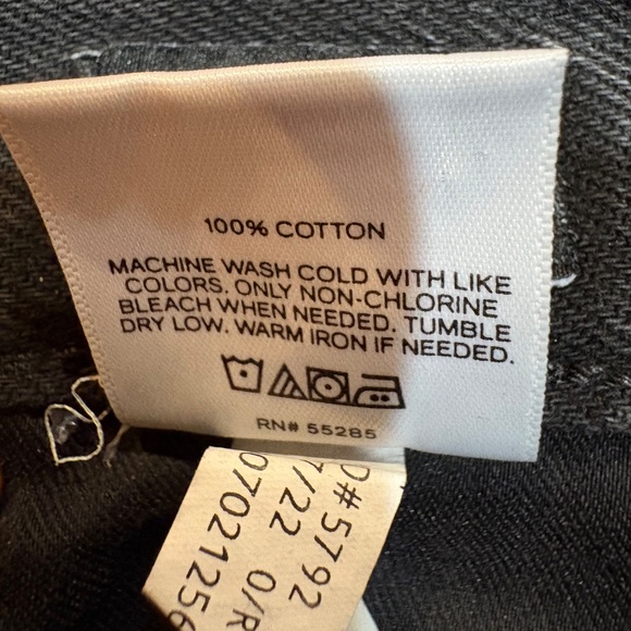 Express High-Rise Wide-Leg Black Denim Jeans Women's 0R - Picture 7 of 7